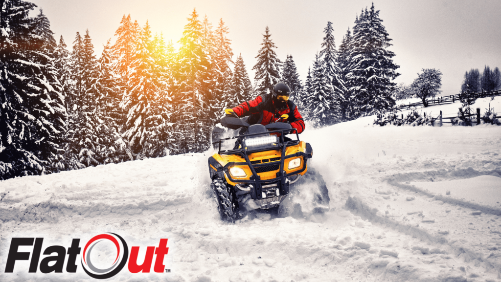 ATV in snow